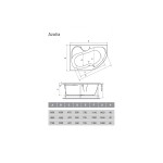 Ванна акриловая Vayer Azalia R/L Ванна акриловая Vayer Azalia R/L